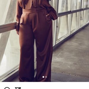 Fashion to Figure Brown Wide Leg Pants
